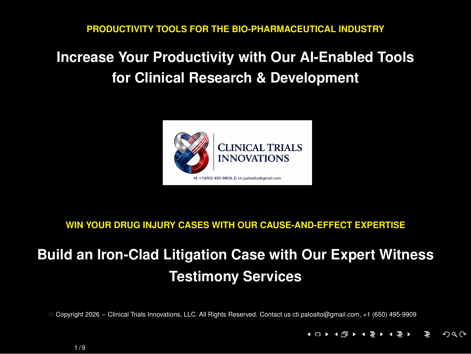 AI-enabled clinical research tools and litigation expert testimony